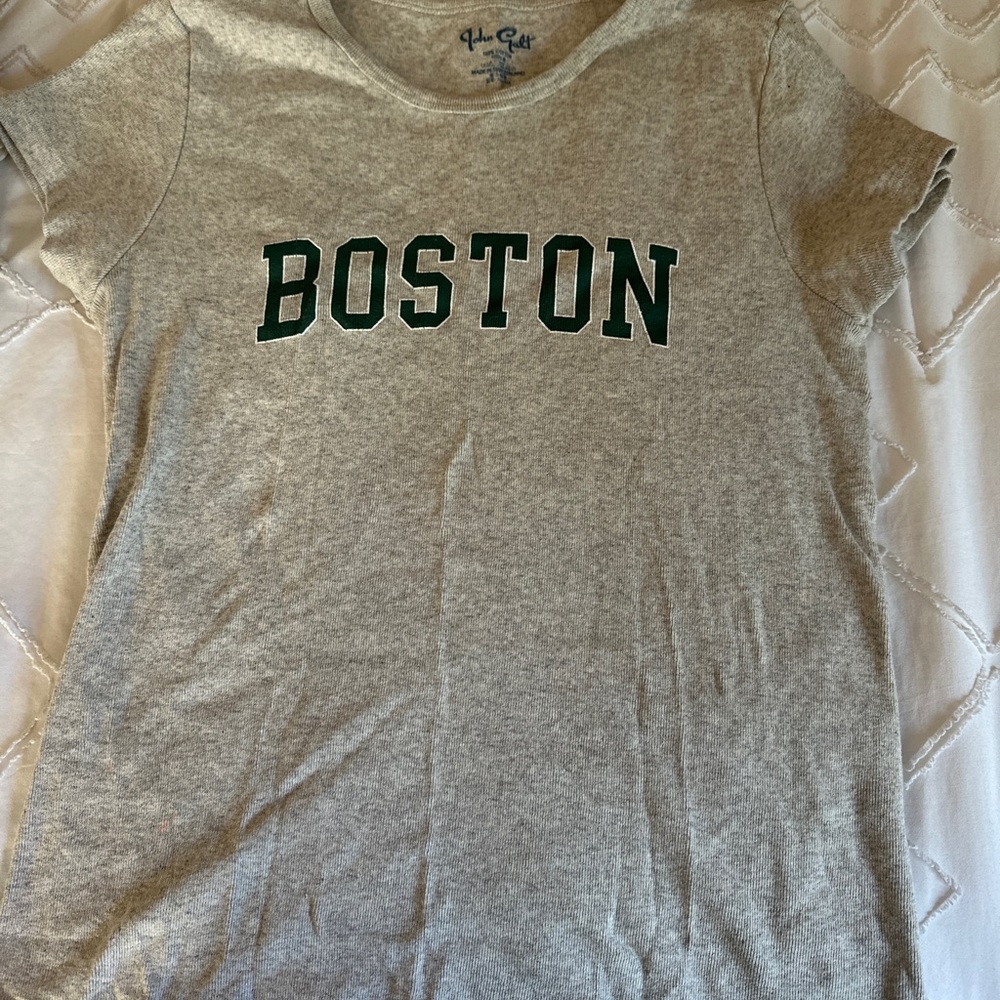 Brandy Melville Gray Boston Tee